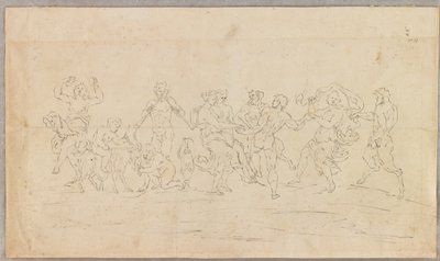 Un Bacanal (recto) de Raymond Lafage